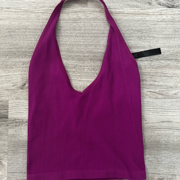 Purple halter top from out and under, a brand under Urban Outfitters. SIZE XS - Picture 1 of 1